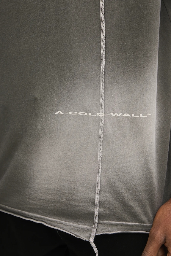 A-COLD-WALL* t-shirt in cotone Oxidise grigio ACWMTS202