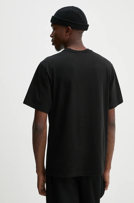 Ρούχα Βαμβακερό μπλουζάκι BLUEMARBLE TS35.JE28AB2 μαύρο