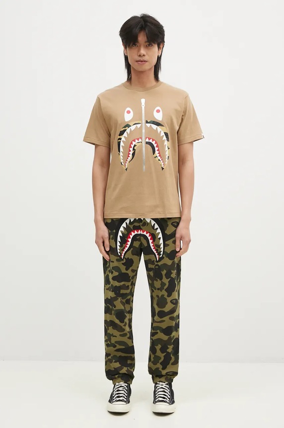 A Bathing Ape cotton t-shirt 1ST CAMO SHARK TEE 1K80110013