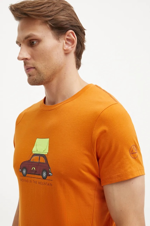 Дрехи Тениска LA Sportiva Cinquecento N55208208 оранжев