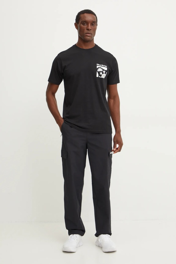 Bavlněné tričko Ellesse SKISETTA SHX20961 černá AW24