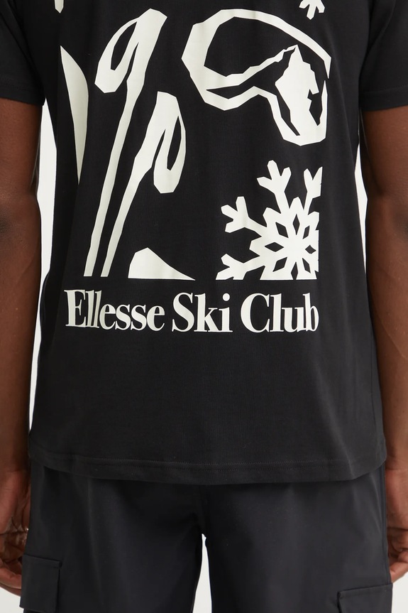 Bavlněné tričko Ellesse SKISETTA SHX20961 černá