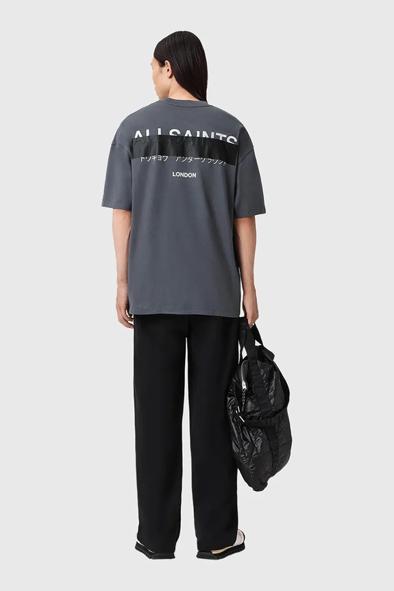 Βαμβακερό μπλουζάκι AllSaints REDACT SS CREW M002PC