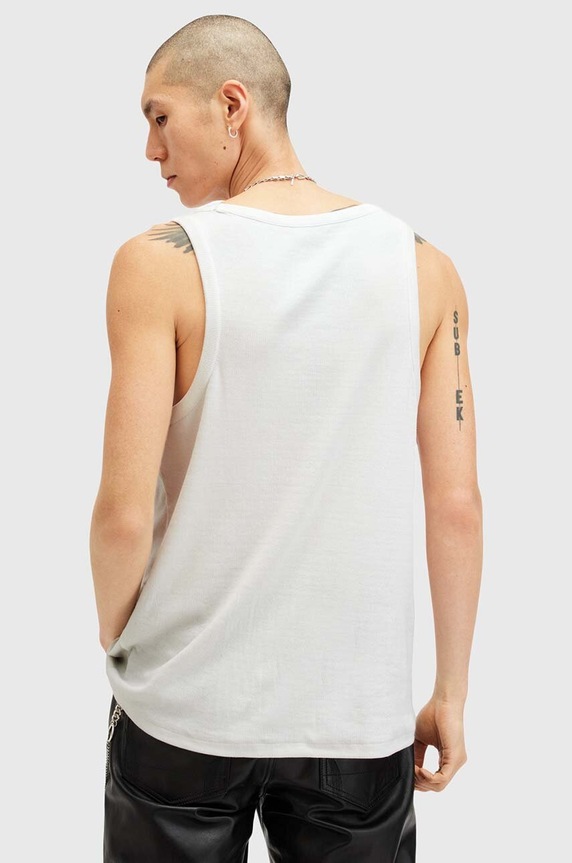Bavlnený top AllSaints EDWARDS VEST biela M008JB