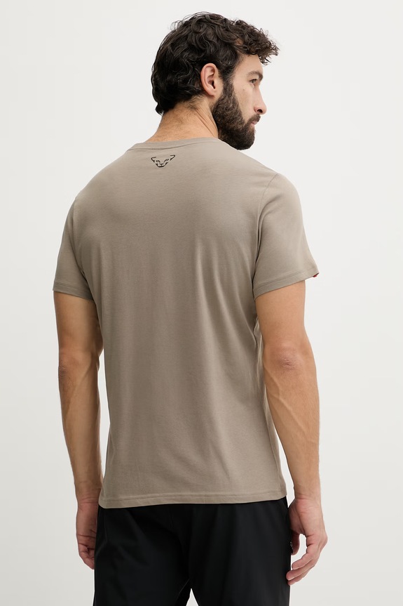 Ρούχα Dynafit t-shirt ανδρικό βαμβακερό Graphic 08.0000070998 μπεζ