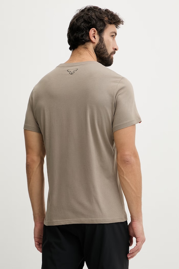 Ρούχα Dynafit t-shirt ανδρικό βαμβακερό Graphic 08.0000070998 μπεζ