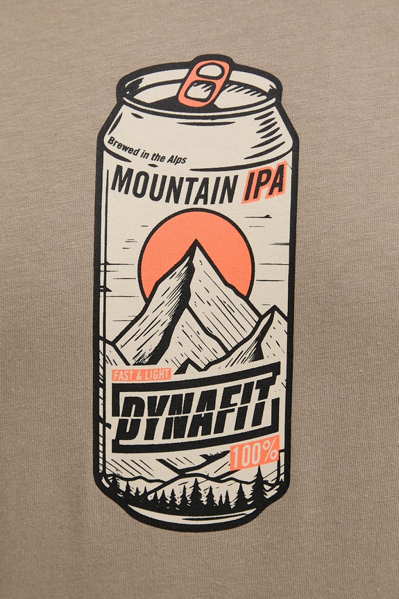 Dynafit t-shirt ανδρικό βαμβακερό Graphic 08.0000070998 μπεζ