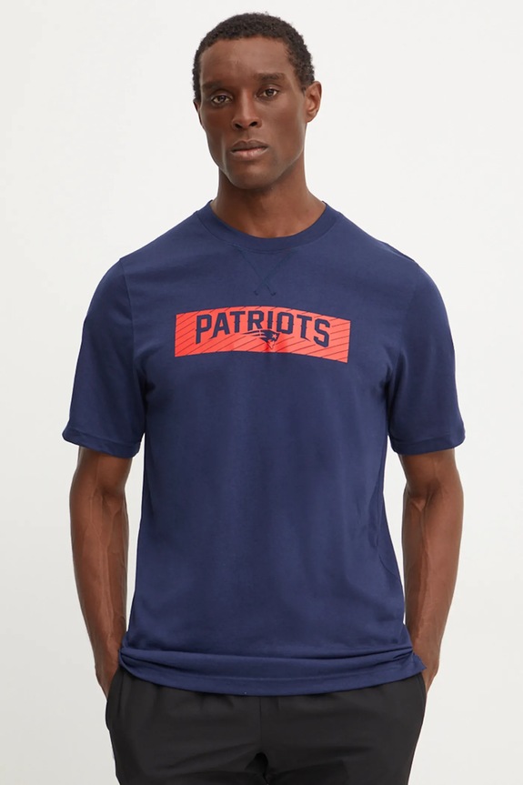 Nike t-shirt treningowy New England Patriots regular granatowy 02FF.41S.8K.B73