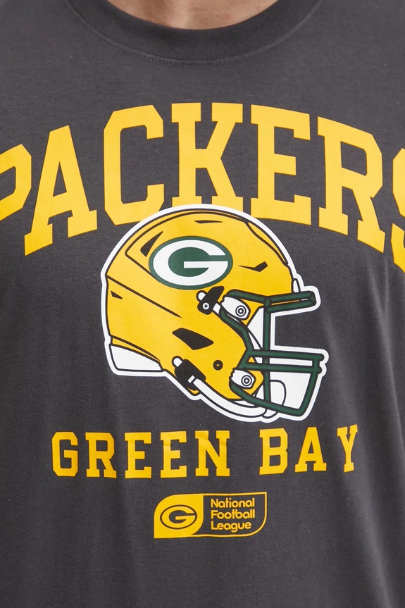 Nike t-shirt bawełniany Green Bay Packers N199.06F.7T.5F1 szary