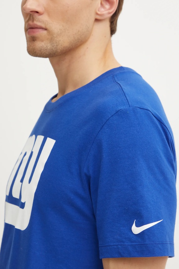 Βαμβακερό μπλουζάκι Nike New York Giants N199.4EW.8I.CLH μπλε