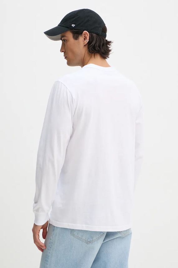 Odzież G-Star longsleeve bawełniany D25076.336 biały