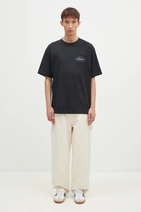 Gramicci t-shirt bawełniany Mountaineering Tee G4FU.T096 czarny