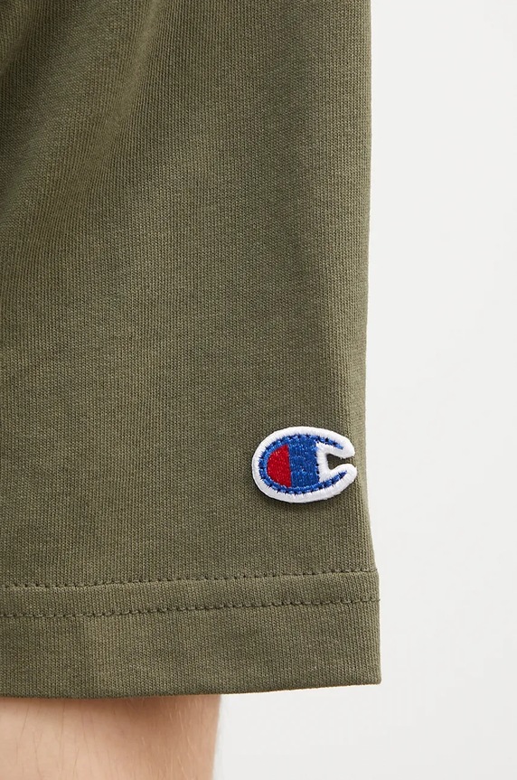 Champion cotton t-shirt Crewneck green 220713
