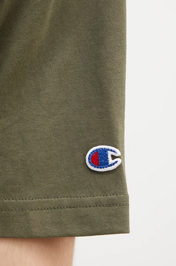 Champion cotton t-shirt Crewneck green 220713