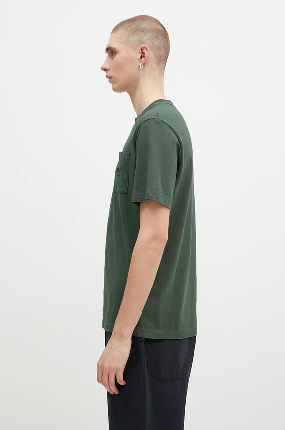 Bavlněné tričko Stan Ray AW2400409 zelená AW24