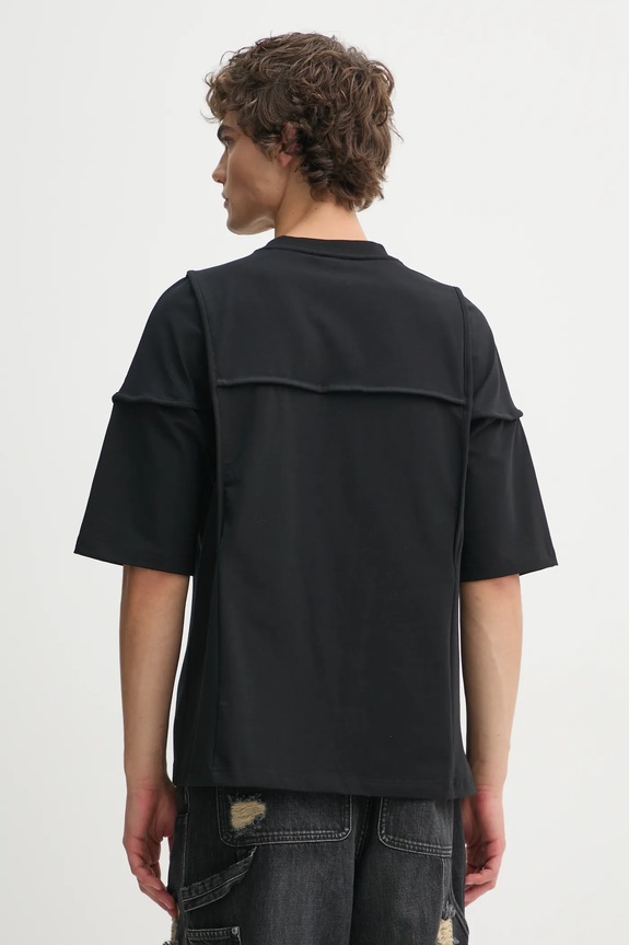 Odzież Heliot Emil t-shirt AW24.M.09.123.BLK01 czarny