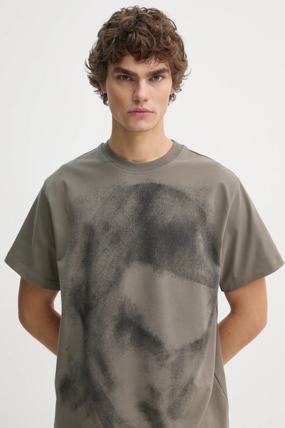 Heliot Emil t-shirt szary AW24.M.09.128.DG23