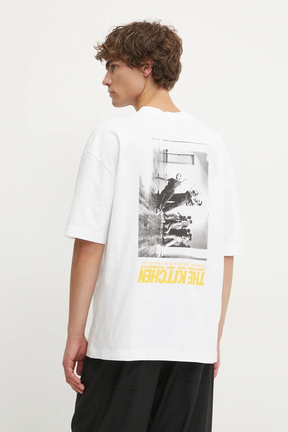 Oblečenie Bavlnené tričko Études Studio H24MCTSH141 biela