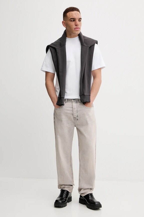 Butter Goods tricou din bumbac Basic Tee BG243110 alb AW24