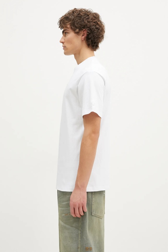 Butter Goods t-shirt bawełniany Basic Tee BG243110 biały AW24