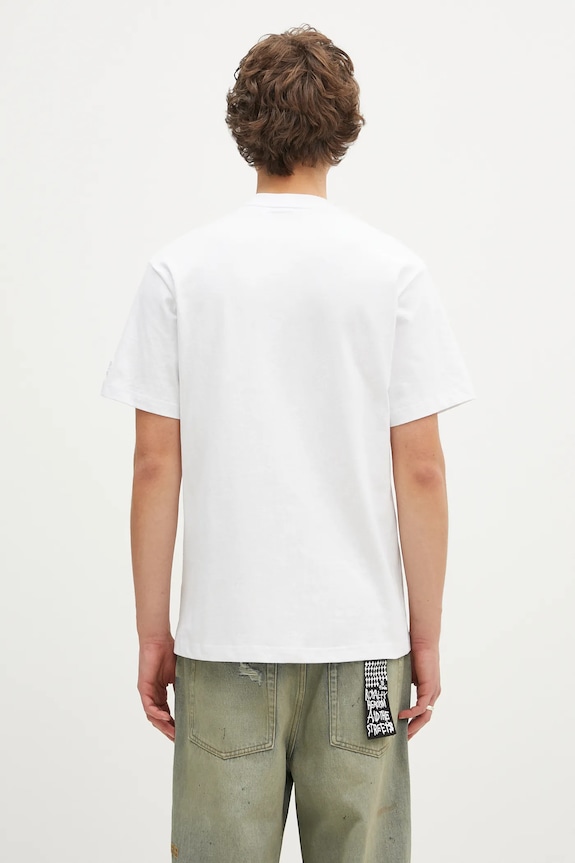 Odzież Butter Goods t-shirt bawełniany Basic Tee BG243110 biały
