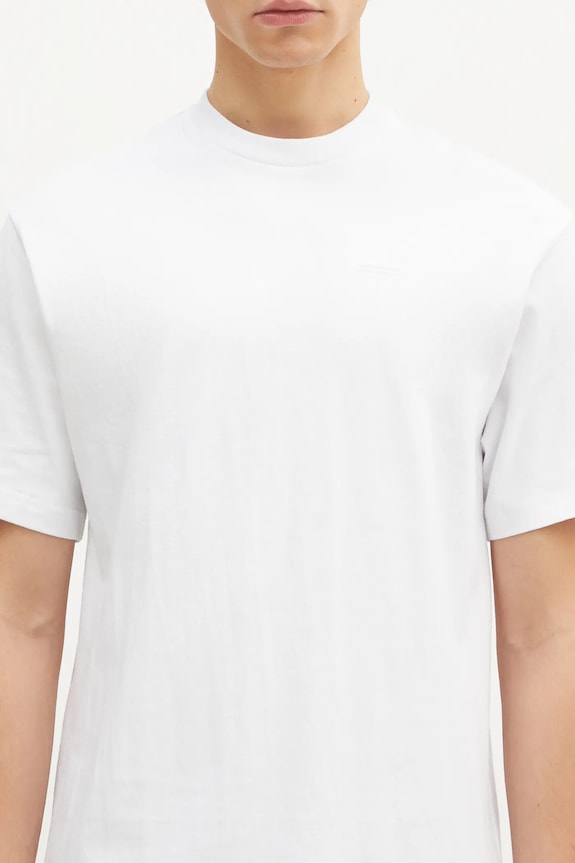 Butter Goods t-shirt bawełniany Basic Tee biały BG243110
