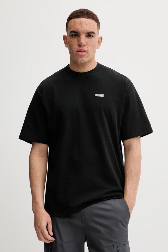 Butter Goods t-shirt in cotone Basic Tee semplice nero BG243110