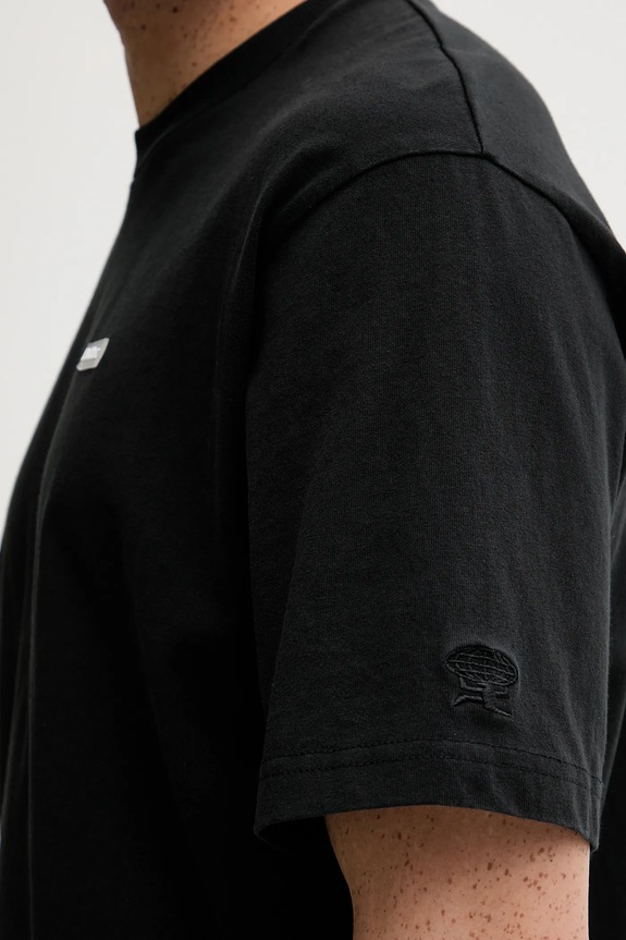 Butter Goods t-shirt in cotone Basic Tee BG243110 nero