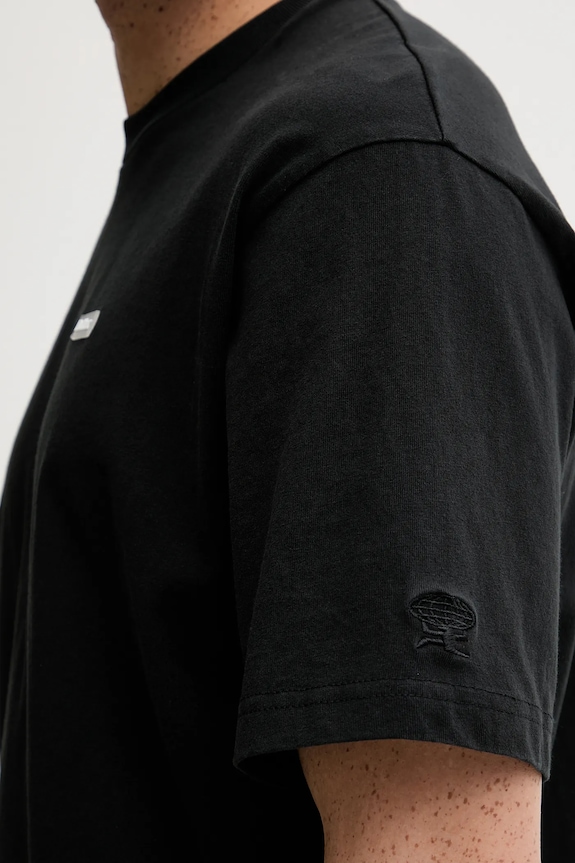 Butter Goods t-shirt in cotone Basic Tee BG243110 nero