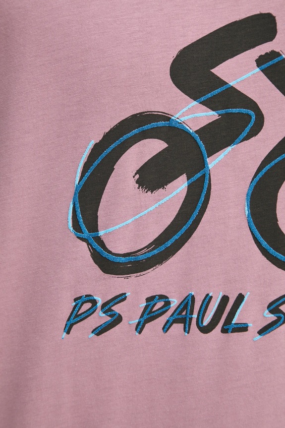 Bavlnené tričko PS Paul Smith M2R.011R.PP4960 ružová