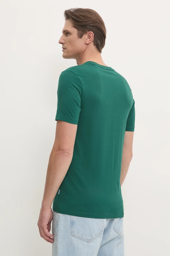 Ruházat Lindbergh pamut póló 30.400313.DKGREEN zöld