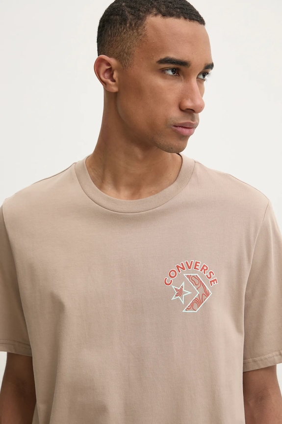 Converse tricou bej 10027096.A03