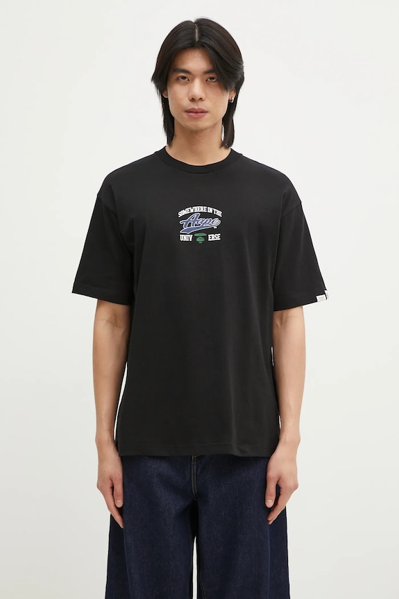 Clothing AAPE cotton t-shirt Theme Main AAPTEM1549XXN black