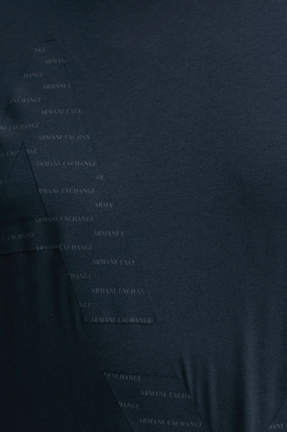 Armani Exchange t-shirt bawełniany 6DZTJK.ZJ3VZ granatowy