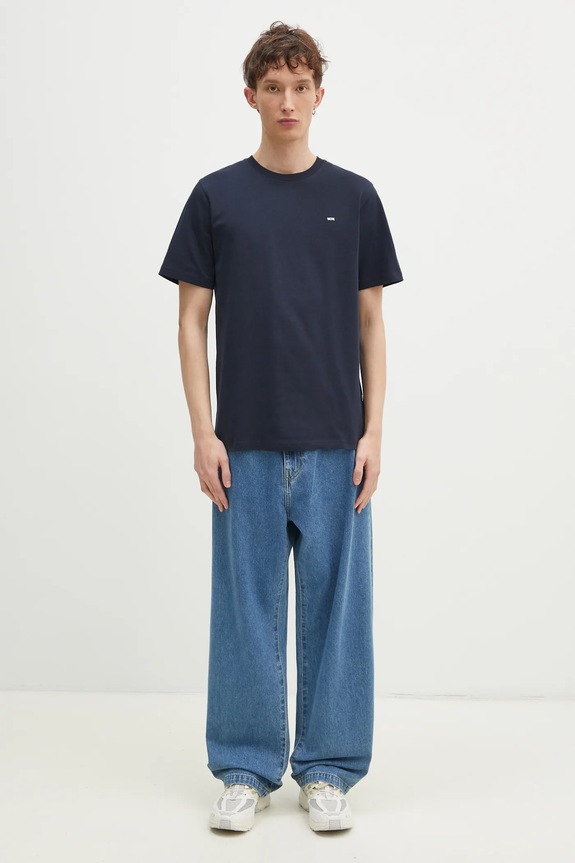 Wood Wood cotton t-shirt Essential Sami classic 30250245 navy