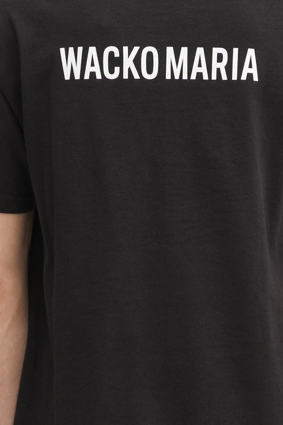 Wacko Maria tricou din bumbac Hightimes negru HIGHTIMES.WM.TEE05
