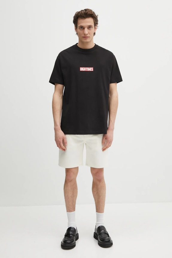 Wacko Maria tricou din bumbac Hightimes HIGHTIMES.WM.TEE05 negru