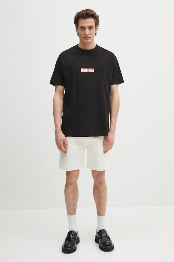 Wacko Maria tricou din bumbac Hightimes HIGHTIMES.WM.TEE05 negru