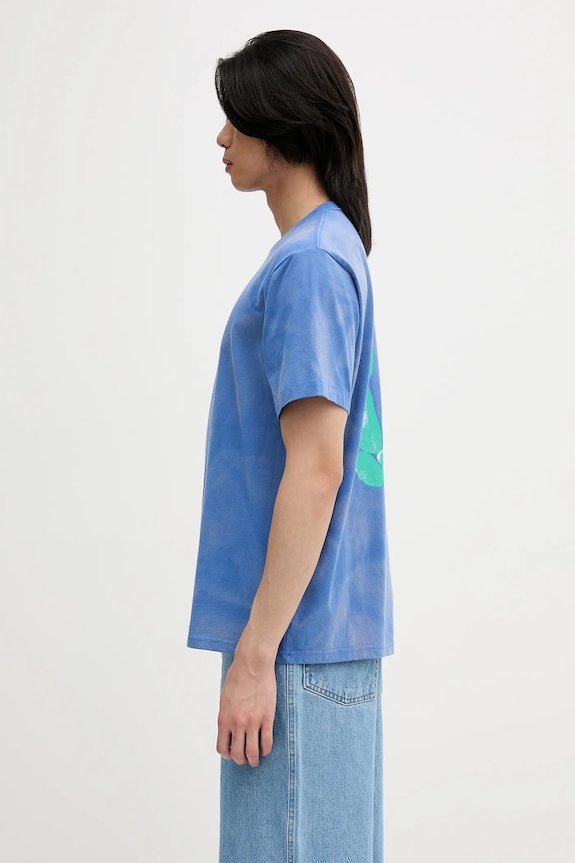Bavlněné tričko thisisneverthat x Gramicci Sun Faded GM243TTSST01 modrá AW24