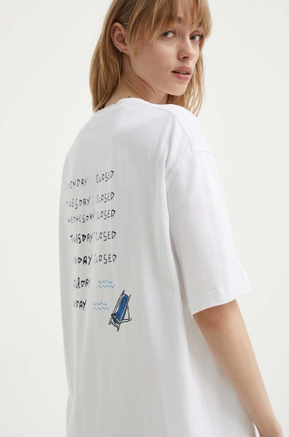 Βαμβακερό μπλουζάκι Samsoe Samsoe SAGIOTTO U24200007