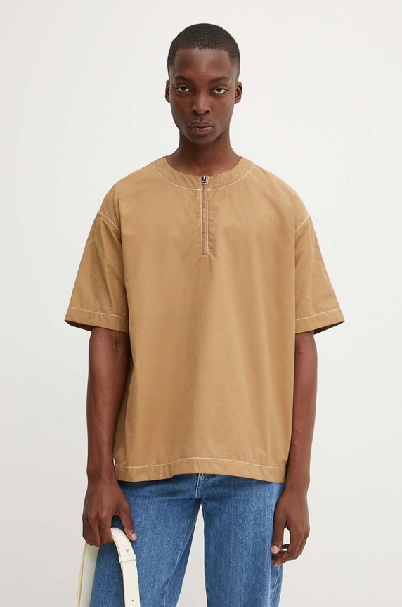 Футболка Sunnei RTWXTOP003 бежевий AW24