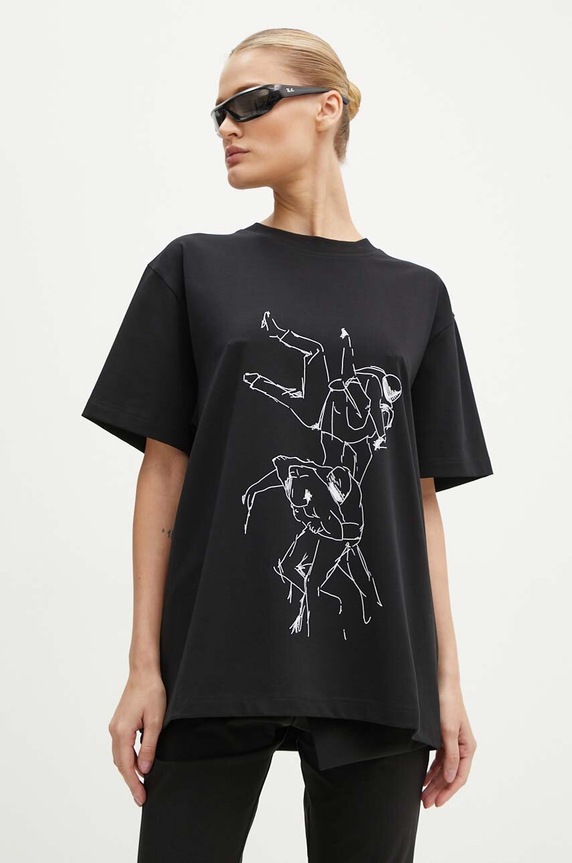 Odzież Heliot Emil t-shirt PREAW24.M.09.125 czarny