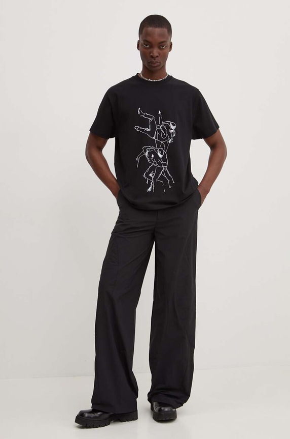 Heliot Emil t-shirt czarny PREAW24.M.09.125