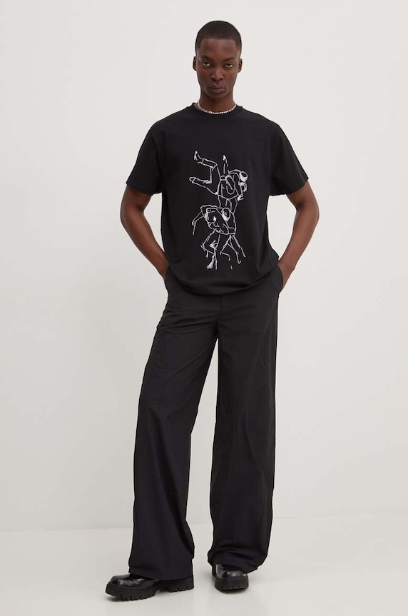 Heliot Emil t-shirt czarny PREAW24.M.09.125