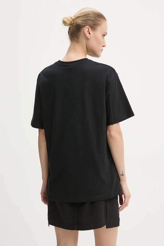 Kaotiko tricou din bumbac AP032.02.G002 negru