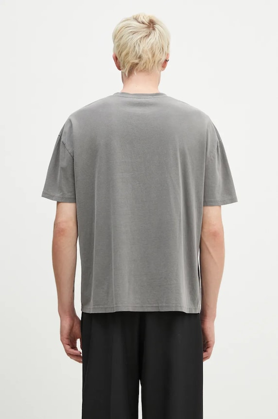 Bavlněné tričko A.P.C. Floater COHBS.M26437.LAD šedá