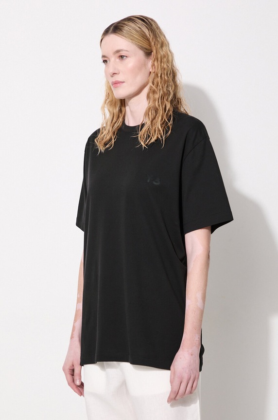 Bavlněné tričko Y-3 Graphic Tee IW2472 černá
