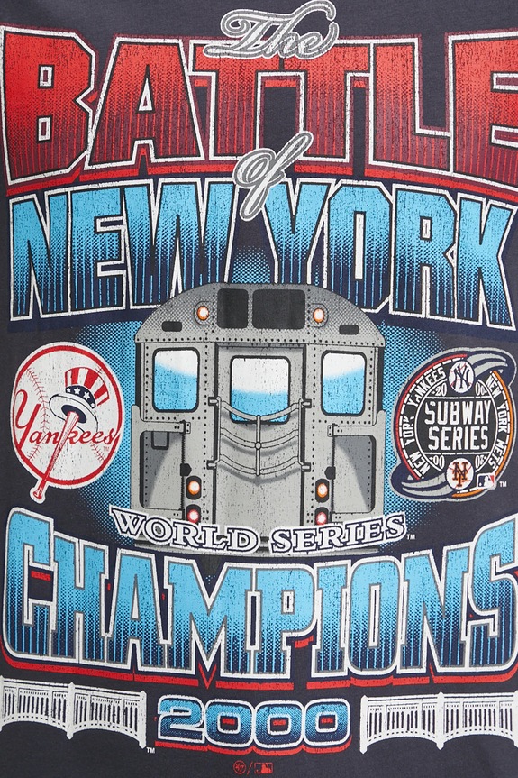 Bavlnené tričko 47 brand MLB New York Yankees BU017TMYIHQ632878VN
