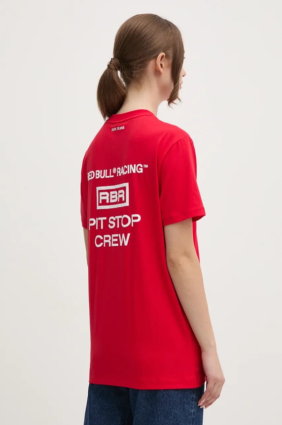 Red Bull Racing x Pepe Jeans t-shirt bawełniany RU500003