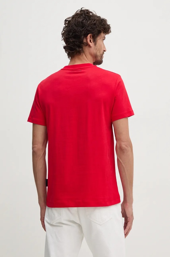 Pepe Jeans tricou din bumbac Red Bull Racing x Pepe Jeans RU500004 rosu